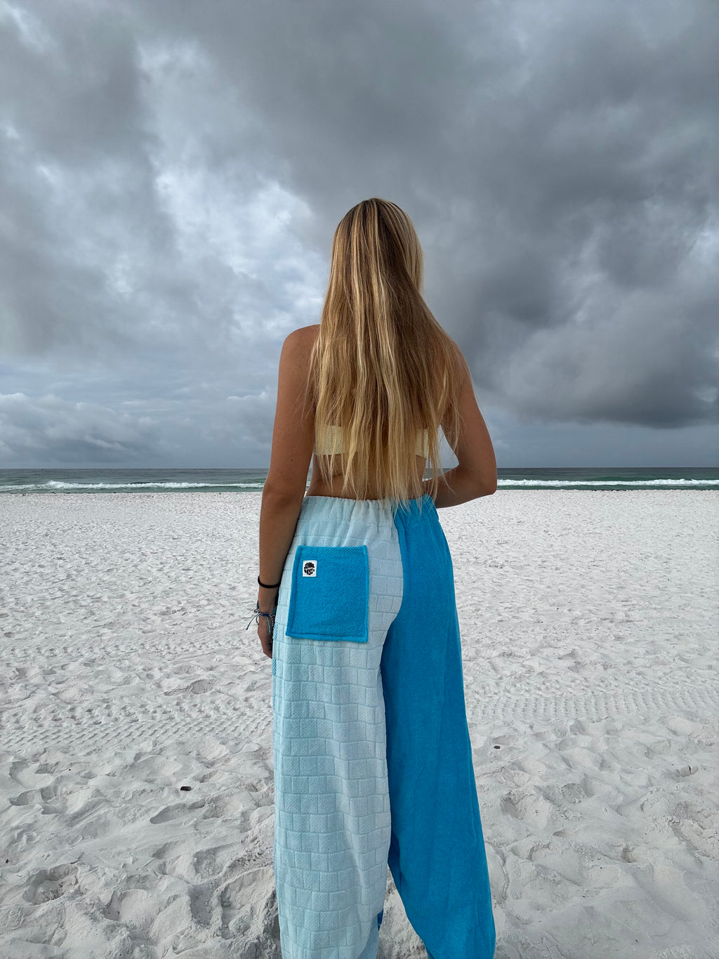 Blue Towel Pants