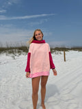 pinkish towel crewneck - one size fits most