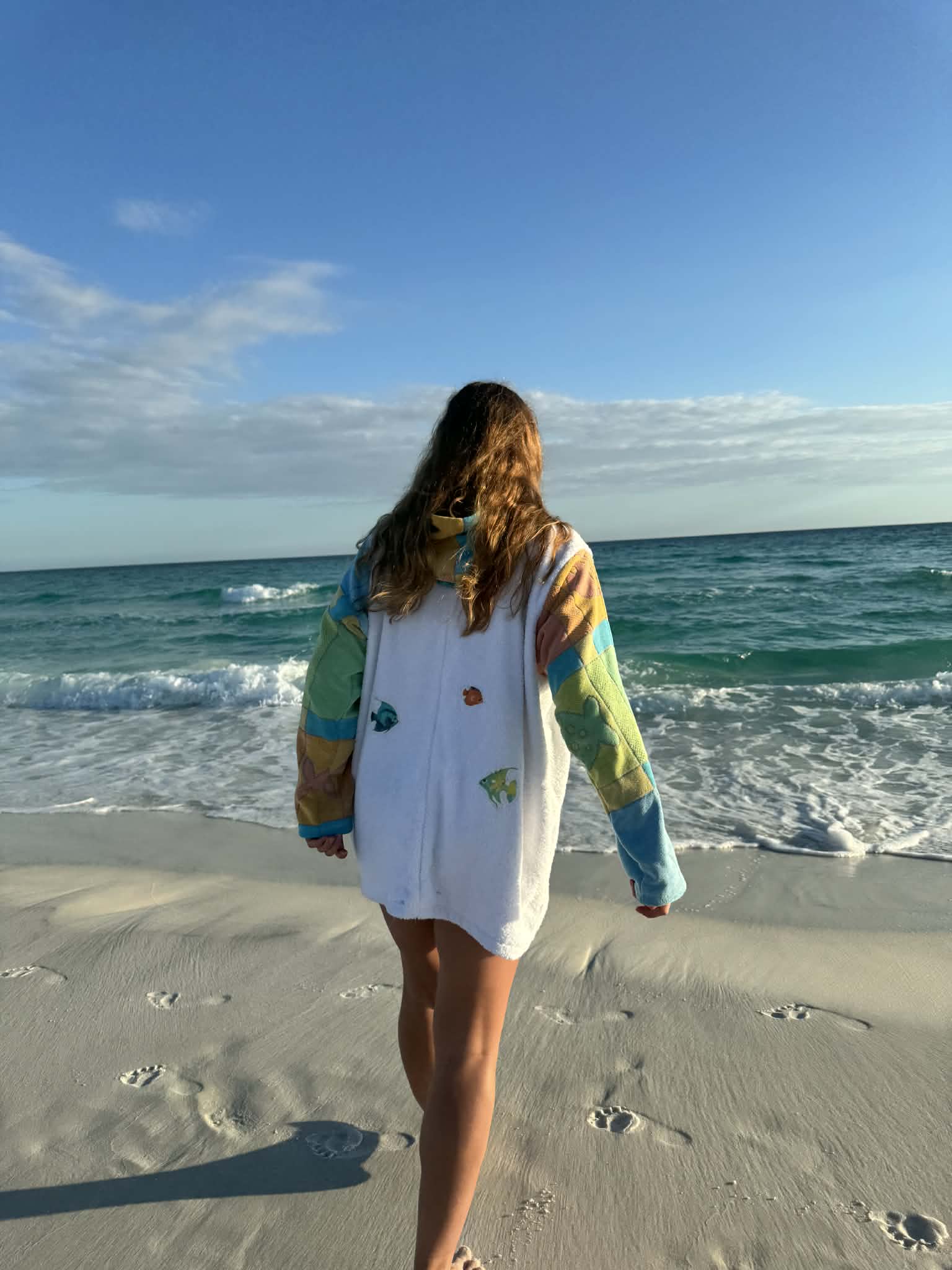 Coral Reef Shelling Sweatshirt - Oversized