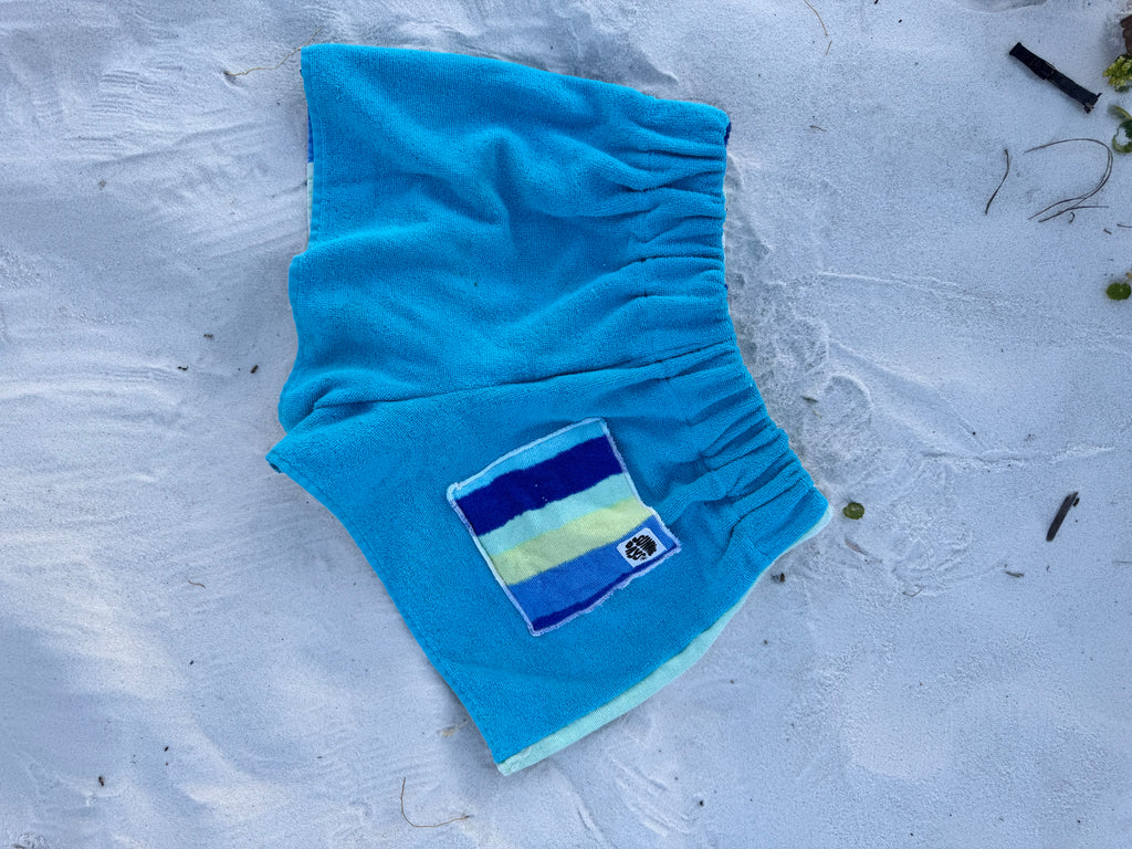 Blue-ish Towel Shorts