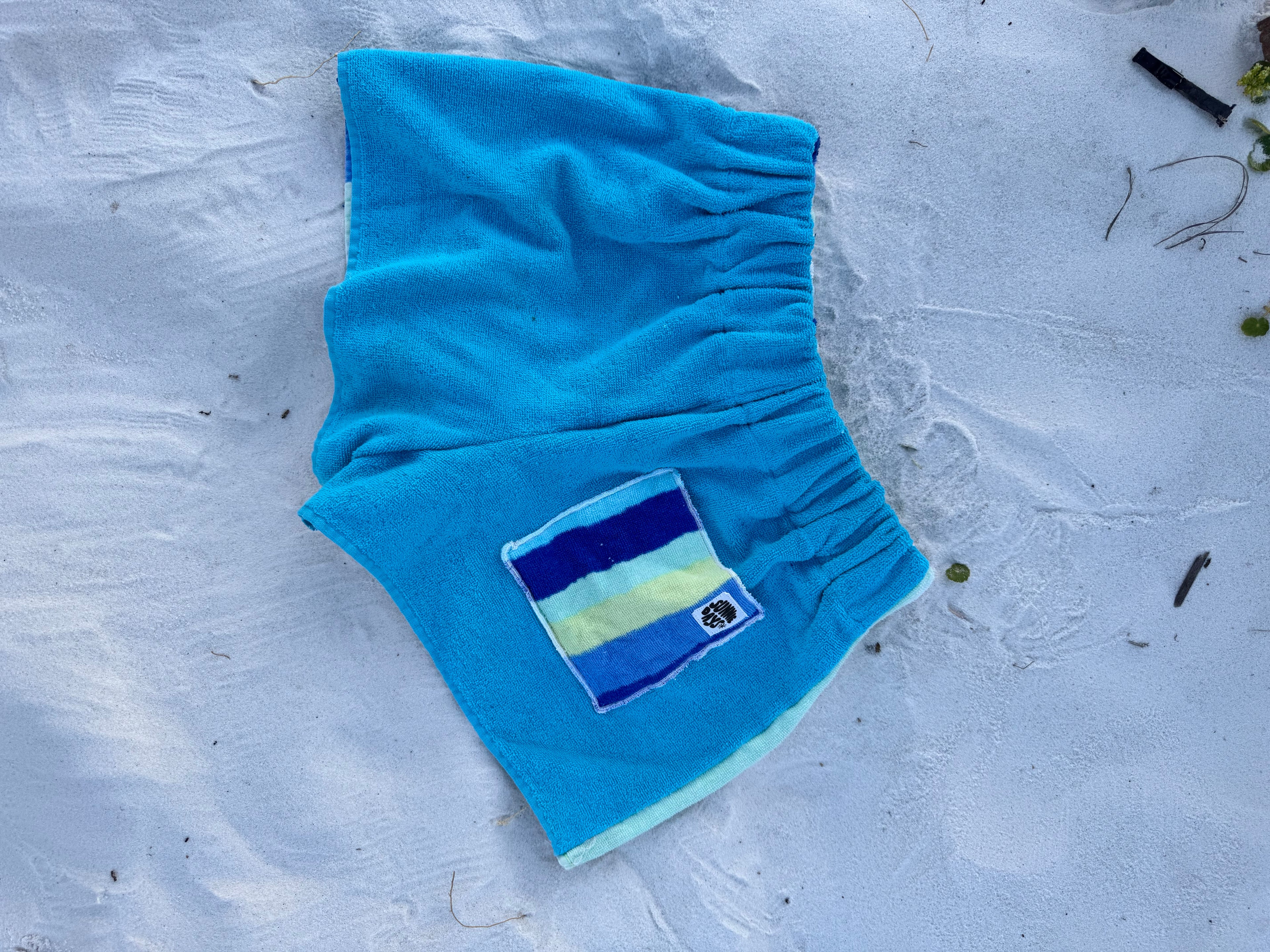Blue-ish Towel Shorts
