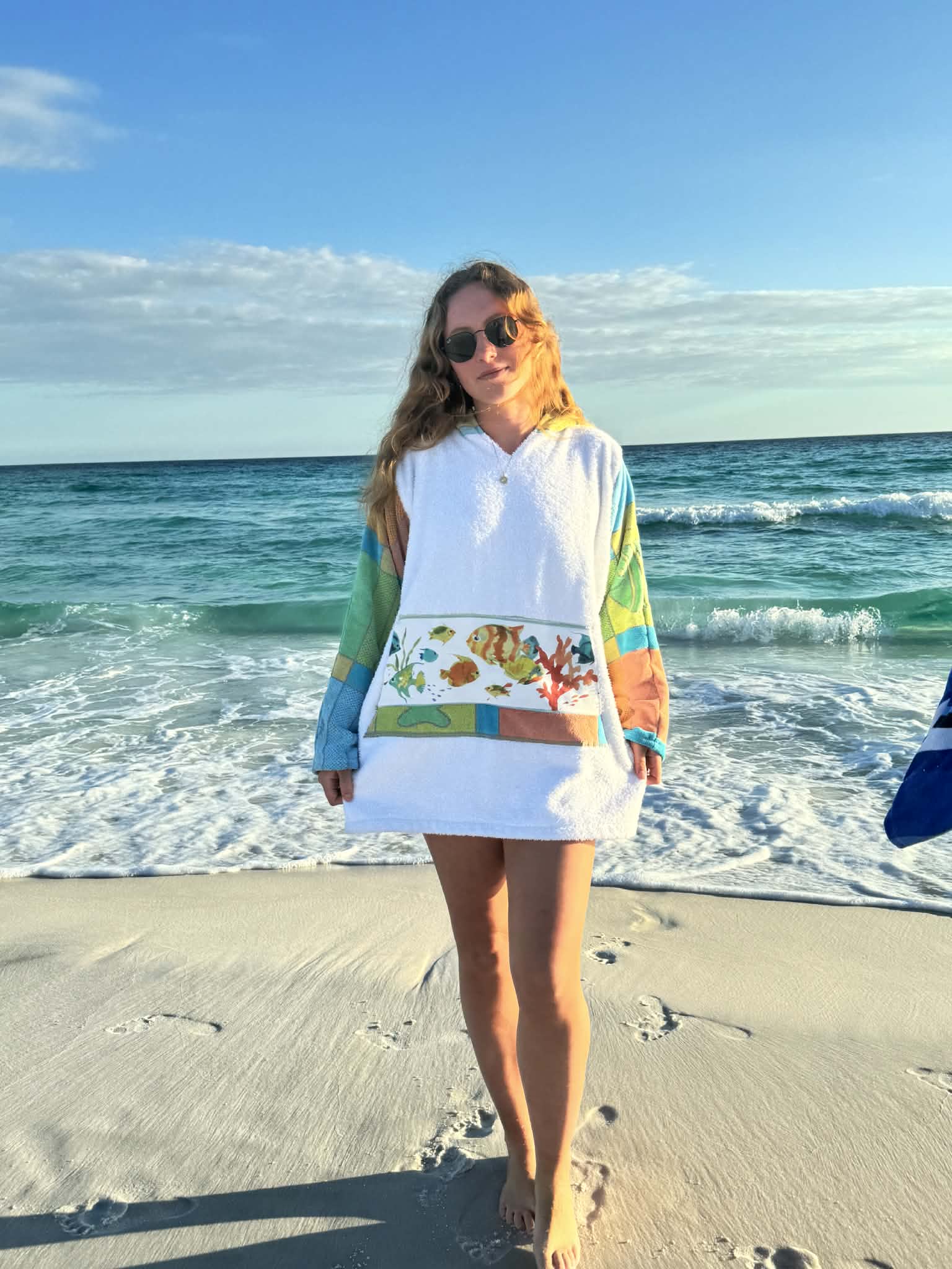 Coral Reef Shelling Sweatshirt - Oversized