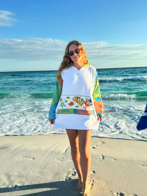 Coral Reef Shelling Sweatshirt - Oversized