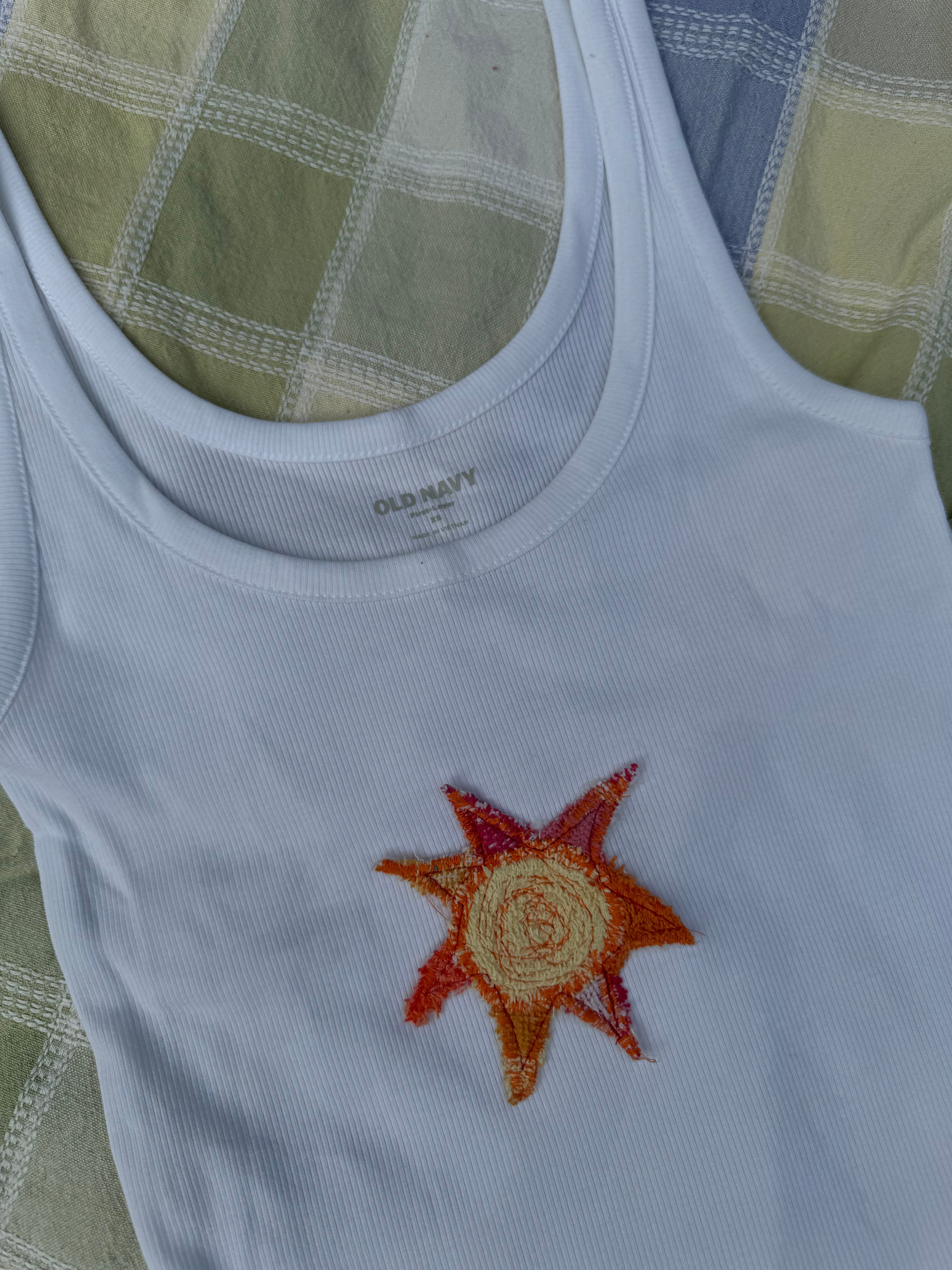 Sun Appliqué Tank - XS