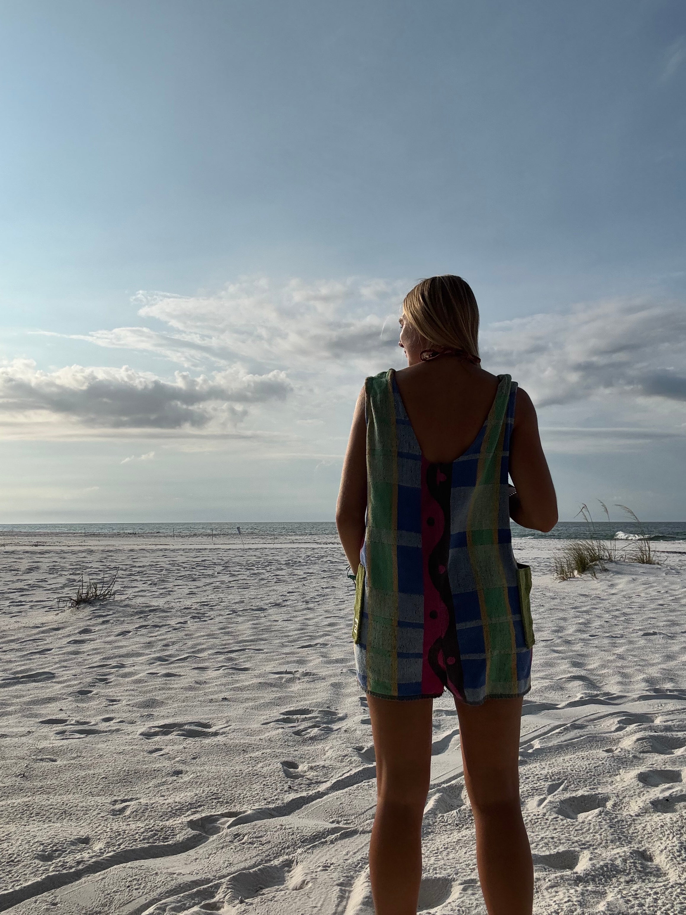 Colorful Vintage Towel Romper