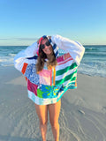 Patchwork Shelling Sweatshirt