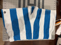 XL Blue striped towel shorts