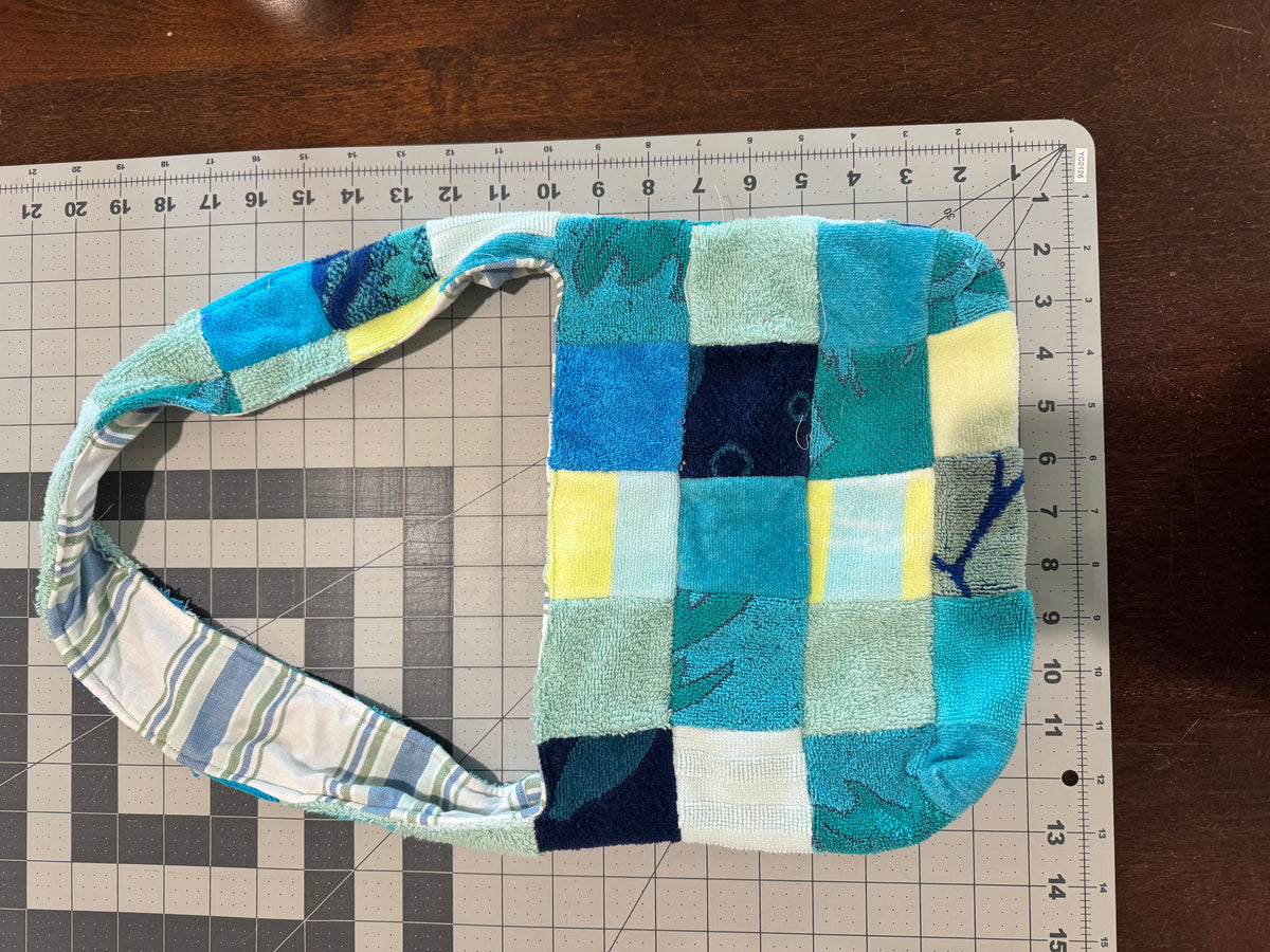 Blue Patch Purse