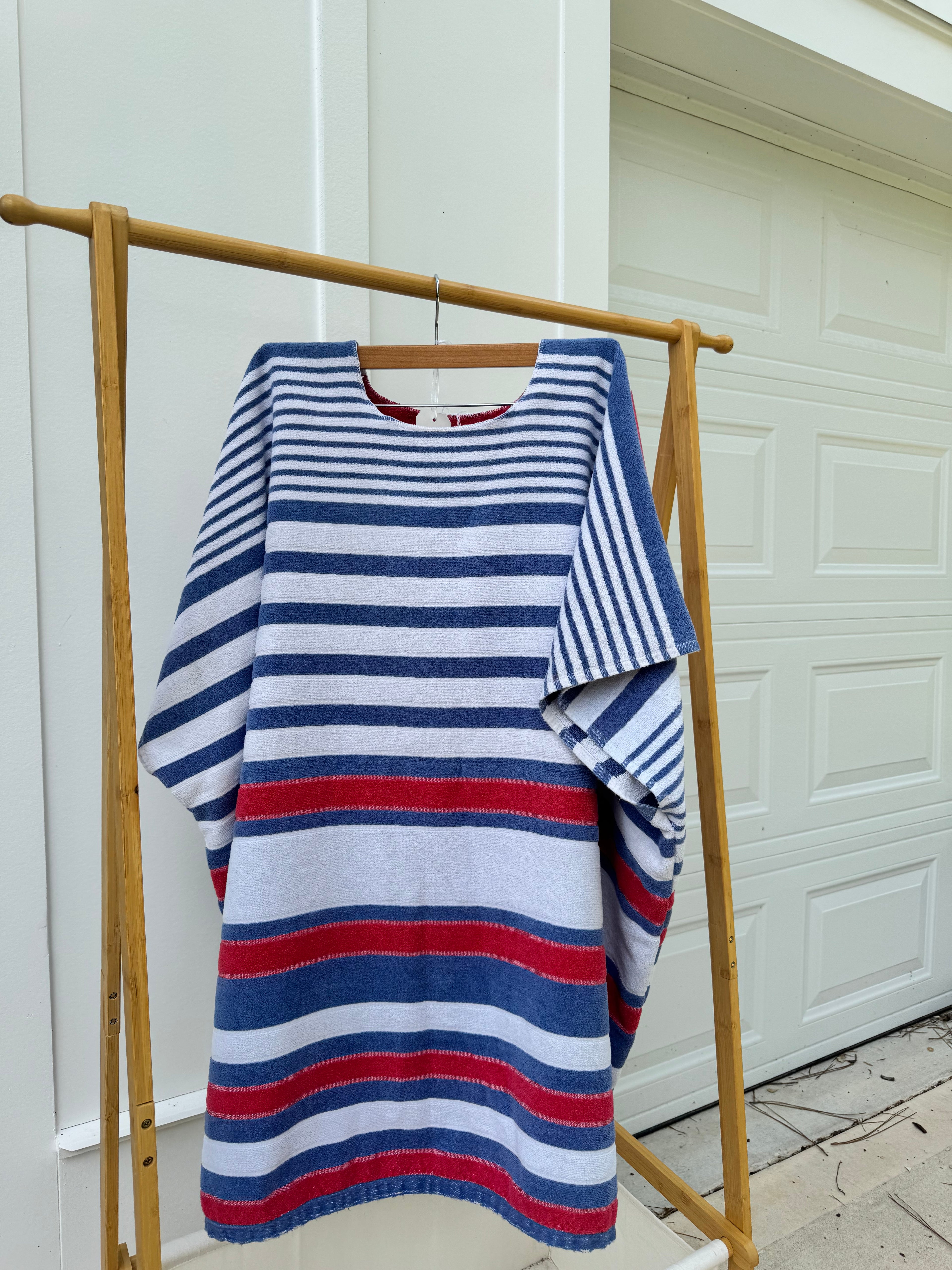 Red, white, and blue dress