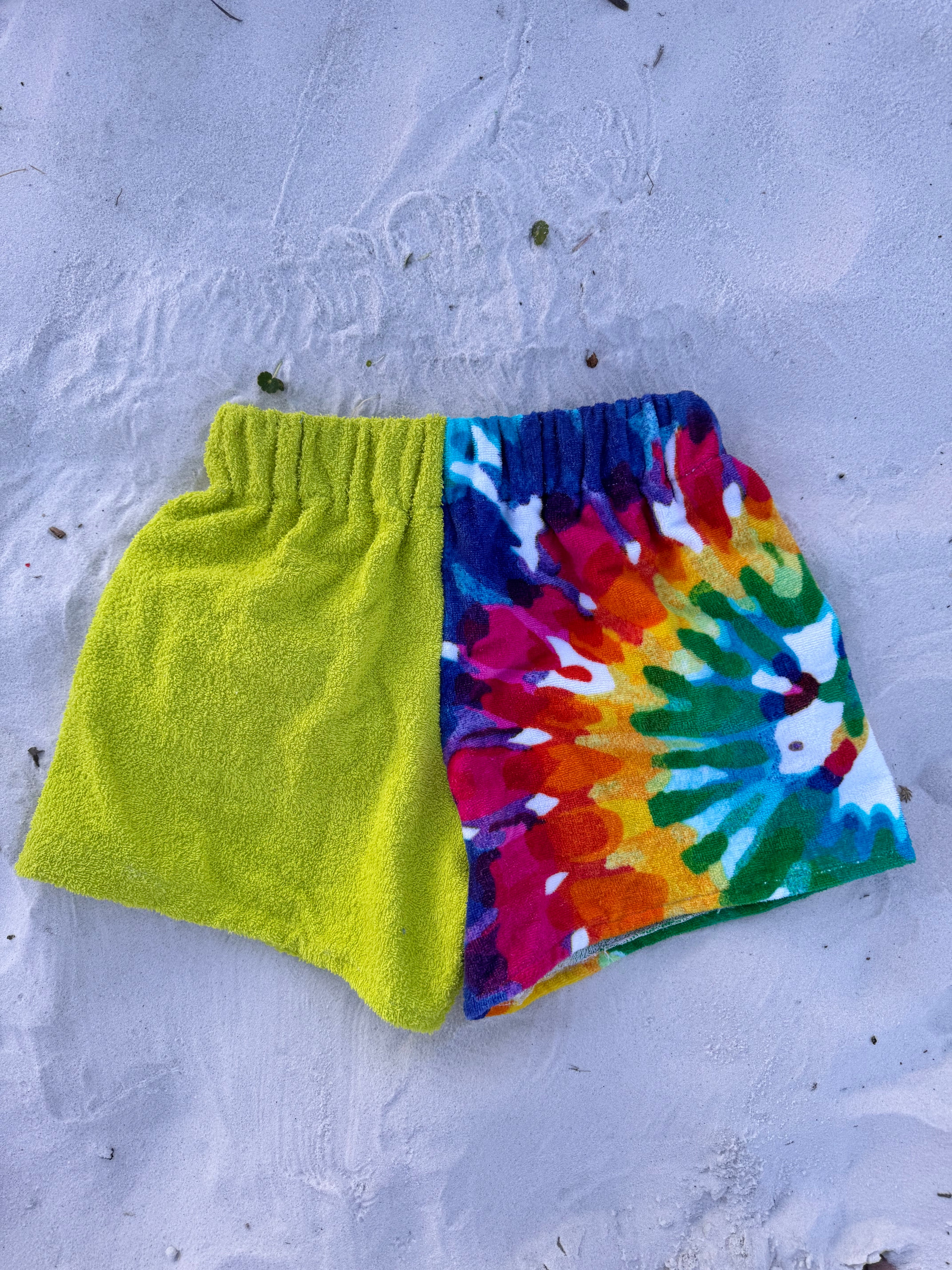 Tye dye Towel Shorts