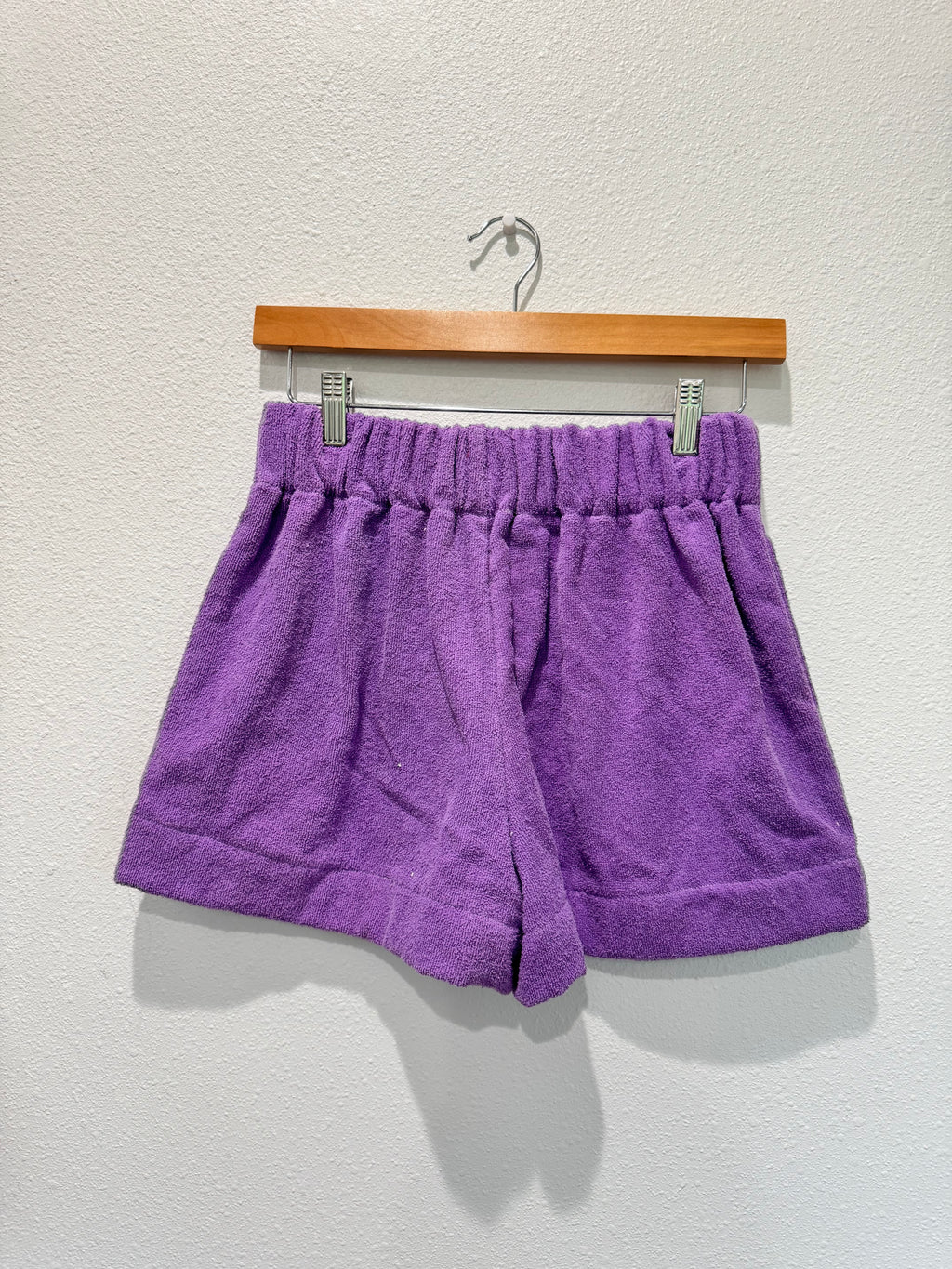 Purple Towel Shorts