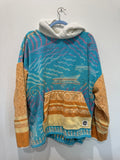 Vintage Ocean Scene Towel Hoodie