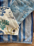 Blue Vintage Towel Hoodie