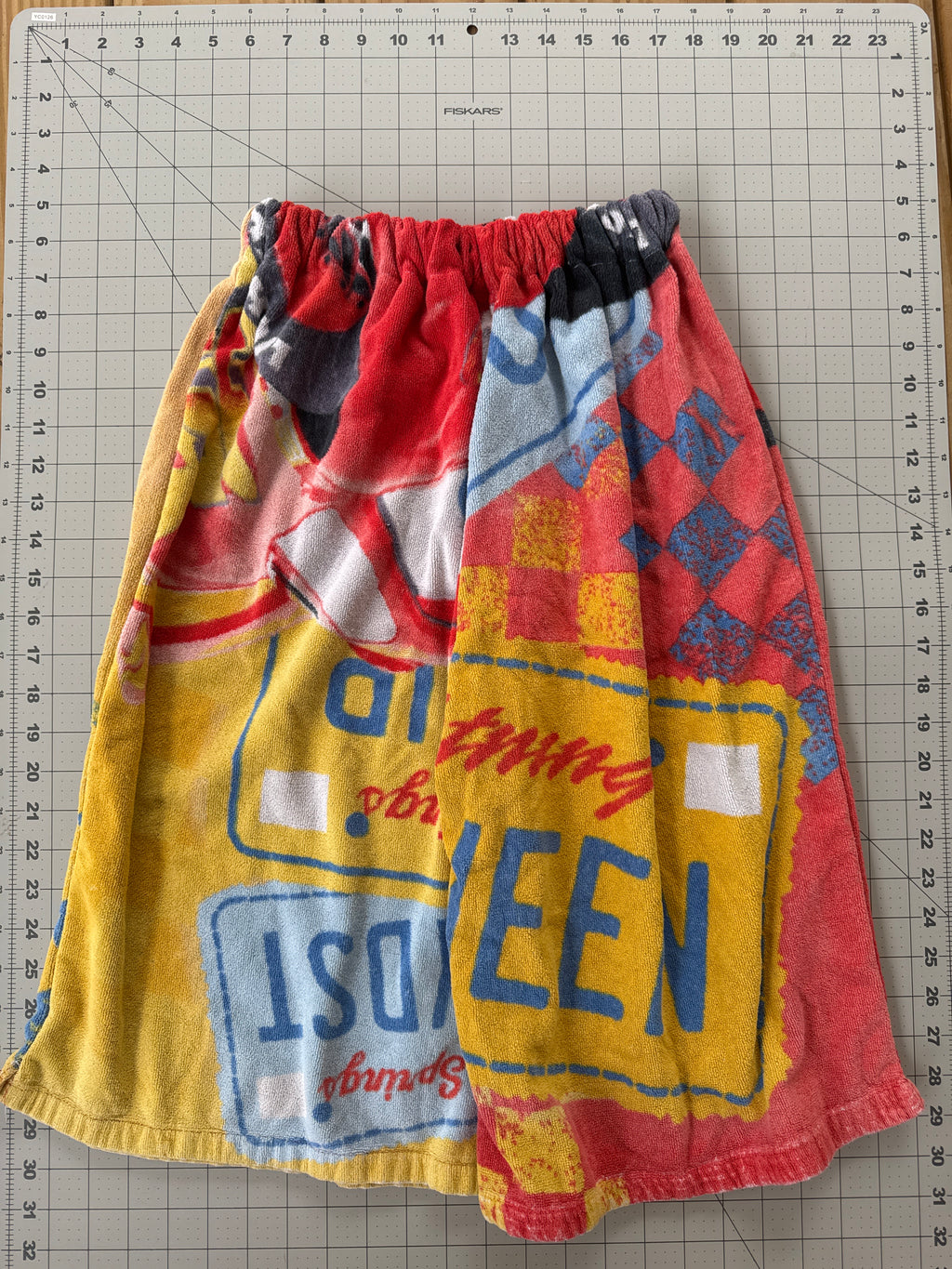 Mini Cars Towel Pants