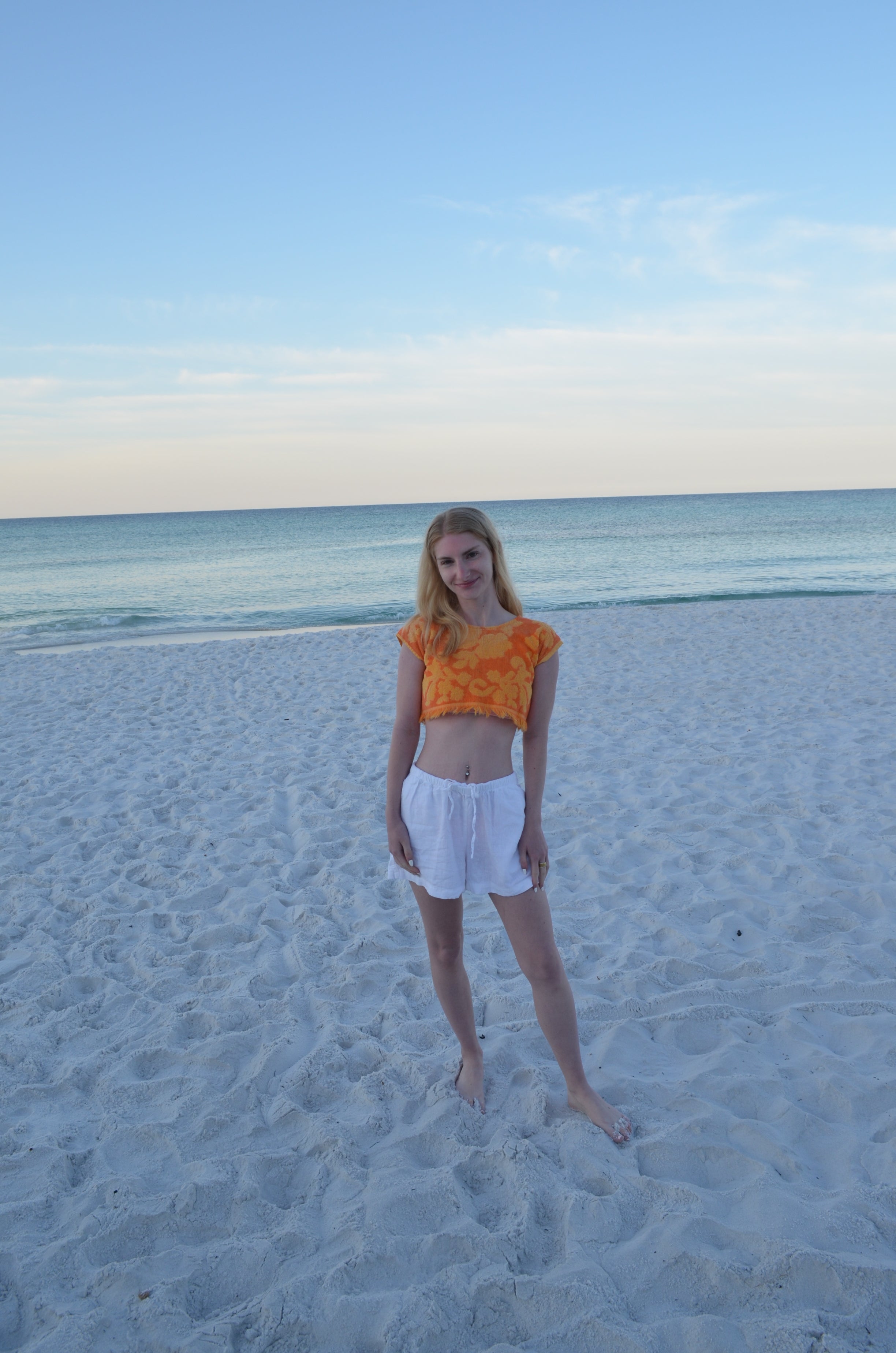 Orange Vintage Micro Top