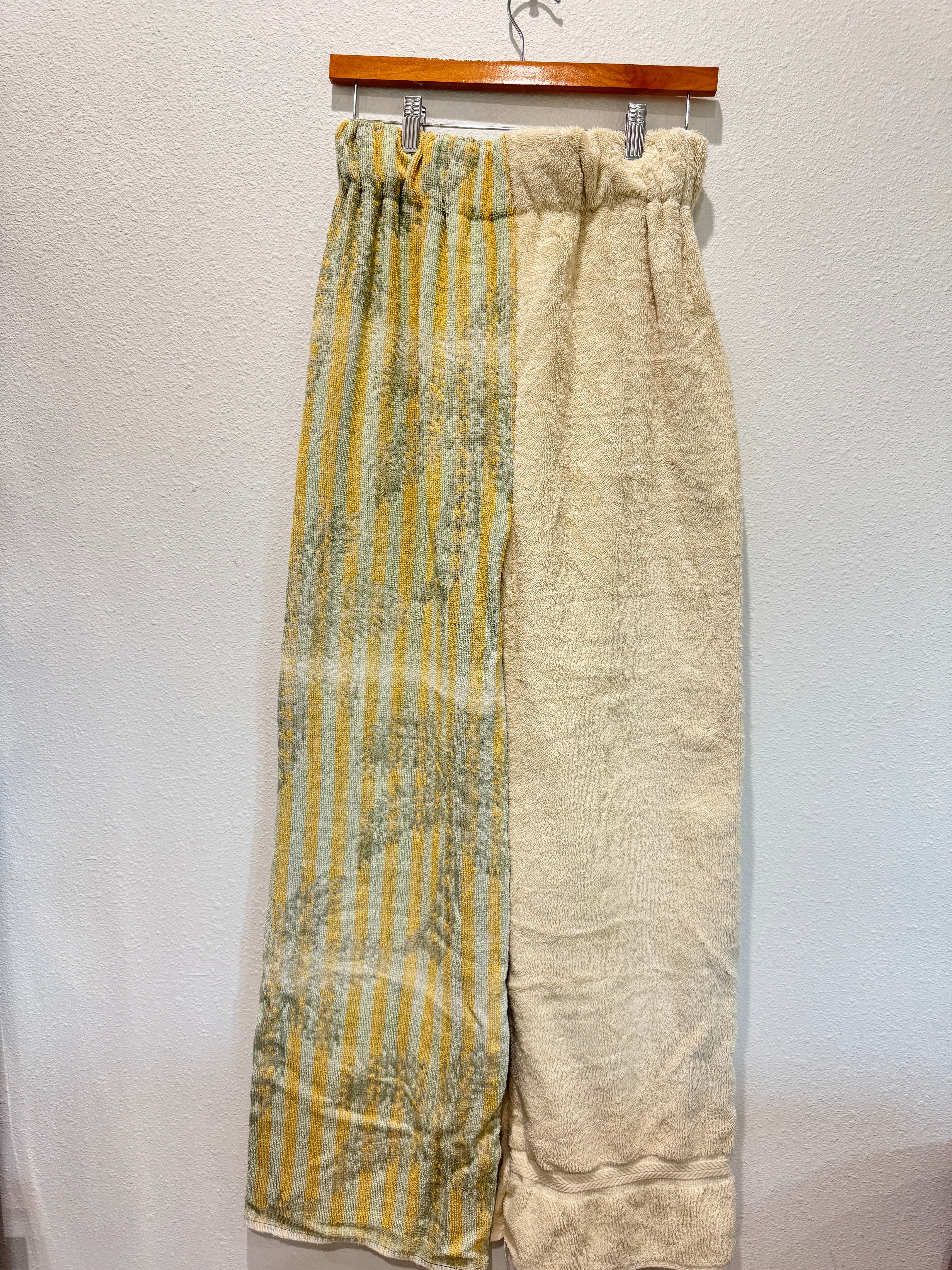 Vintage Palm Tree Towel Pants