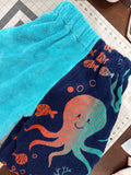 Ombré Ocean Towel Pants