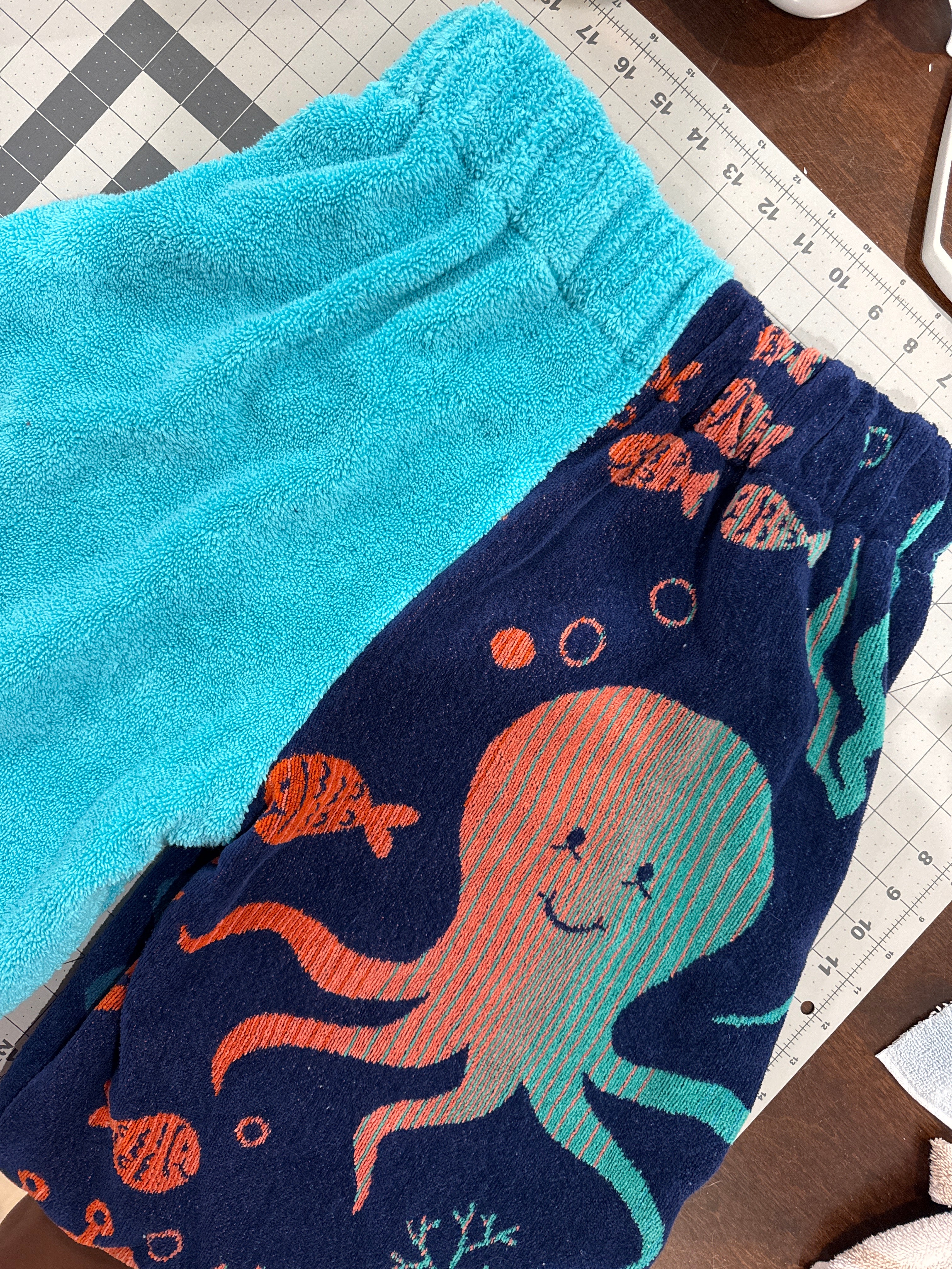 Ombré Ocean Towel Pants