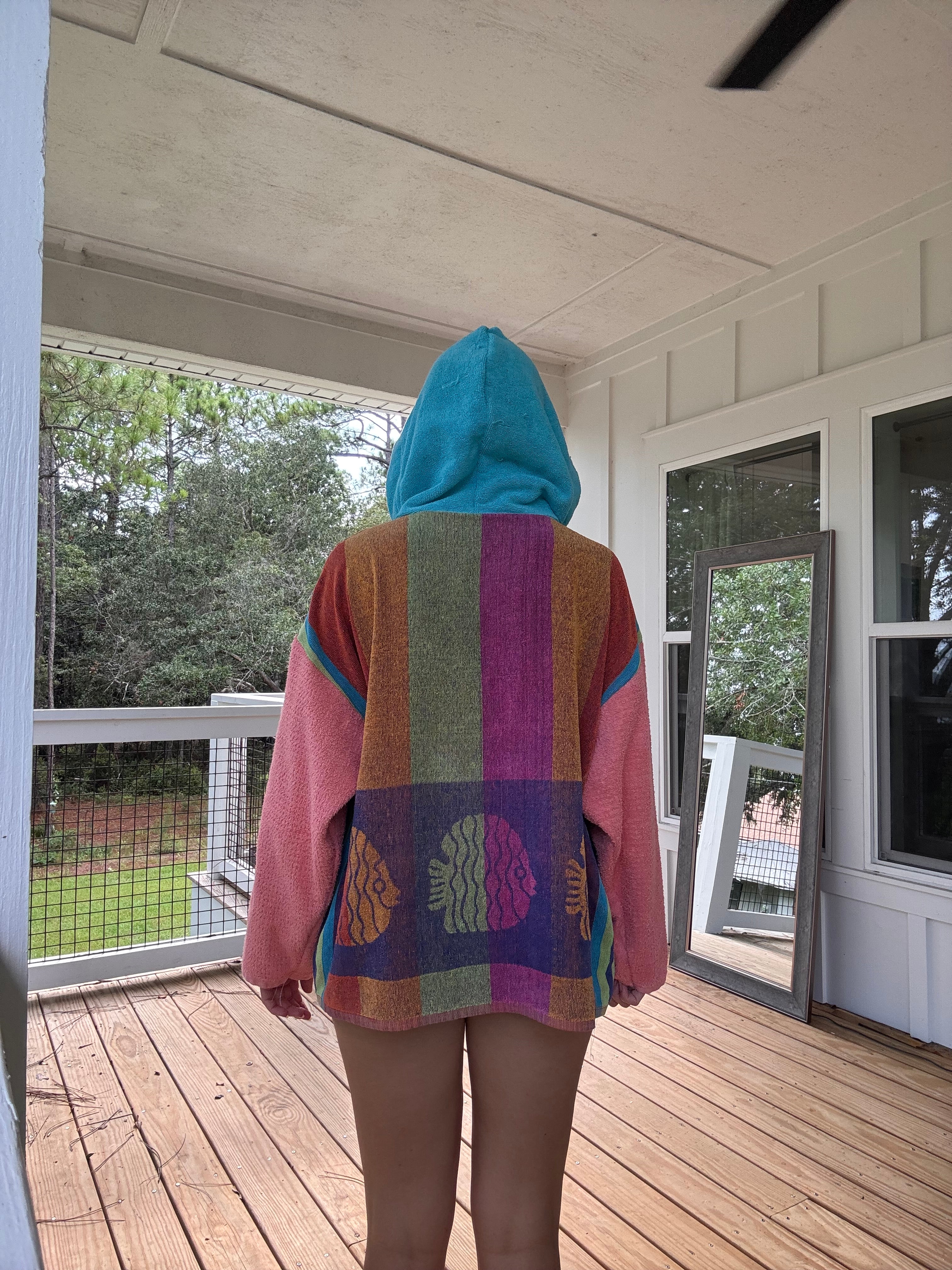 Vintage Tropical Fish Hoodie