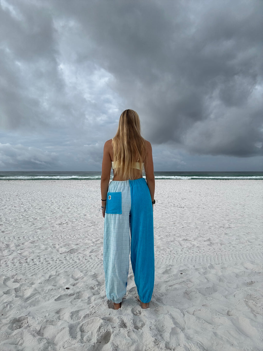 Blue Towel Pants