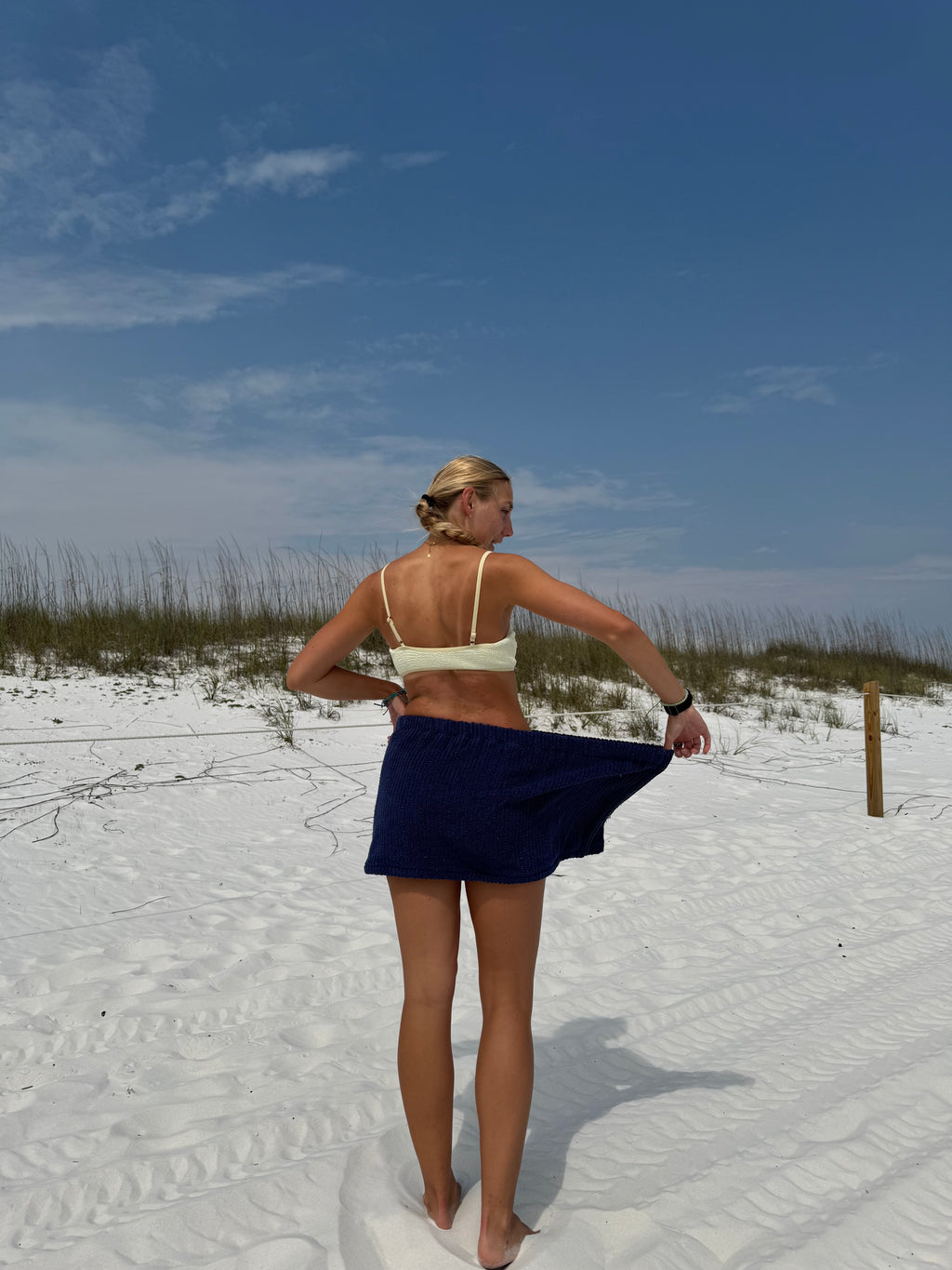 Navy Blue Skirt