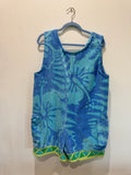 Blue Floral Romper