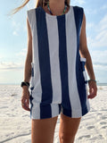 Blue Towel Romper