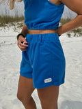 Royal blue fleece set - M