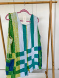 Blue/Green Towel Romper