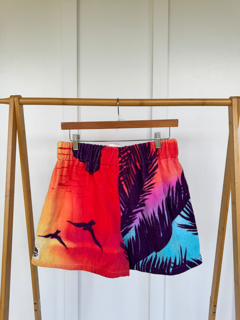 Tropical Sunset Towel Shorts