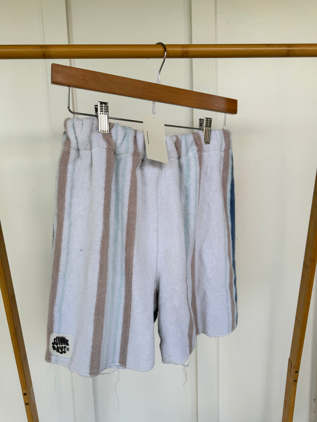 Neutral Towel Shorts