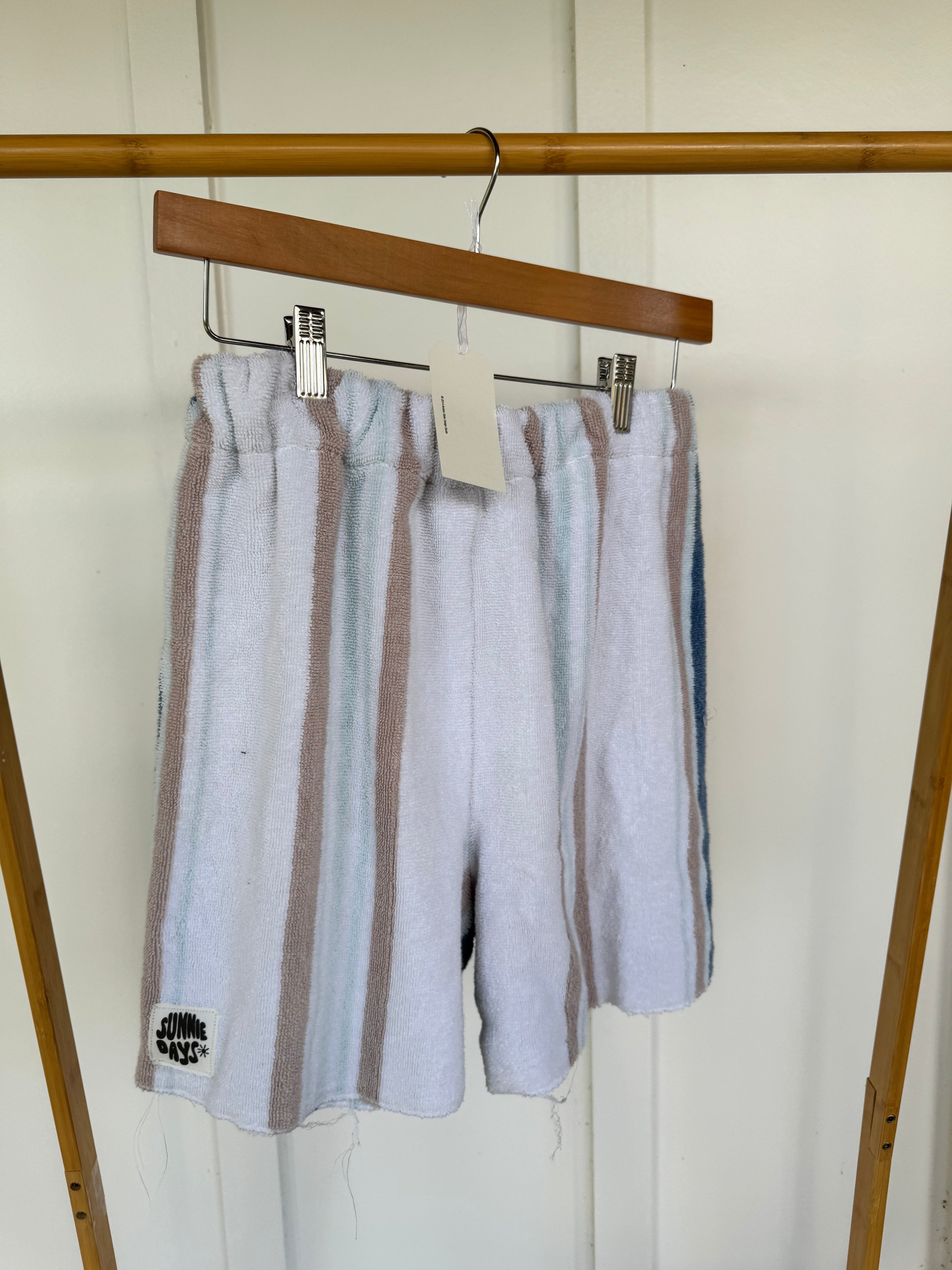 Neutral Towel Shorts