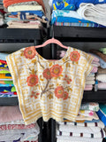Vintage Floral Towel Top