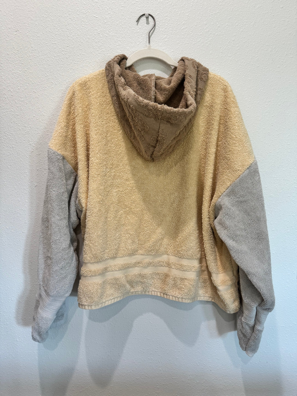 Neutral Seashell Towel Hoodie