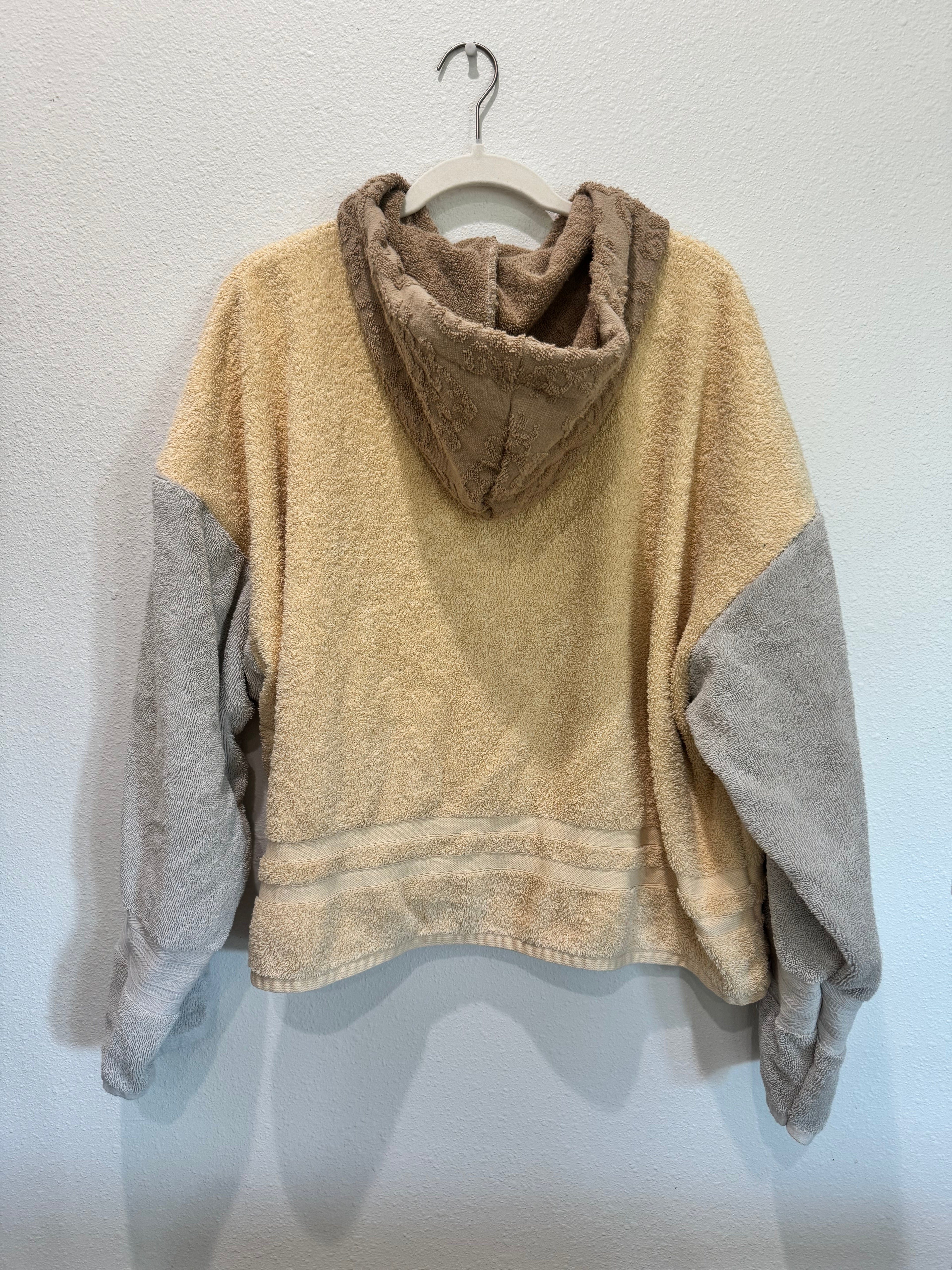 Neutral Seashell Towel Hoodie