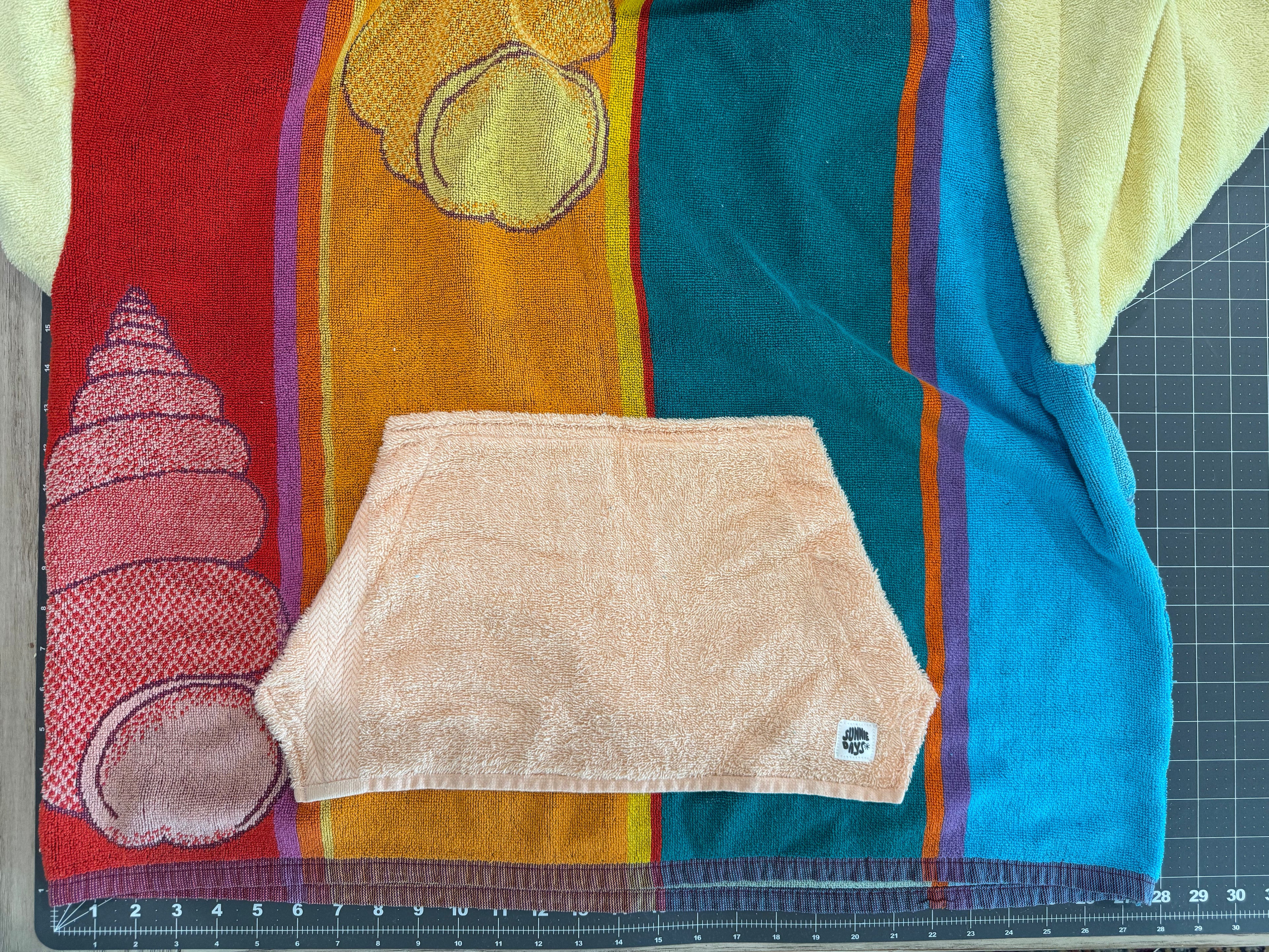 Vintage Shell Towel Hoodie