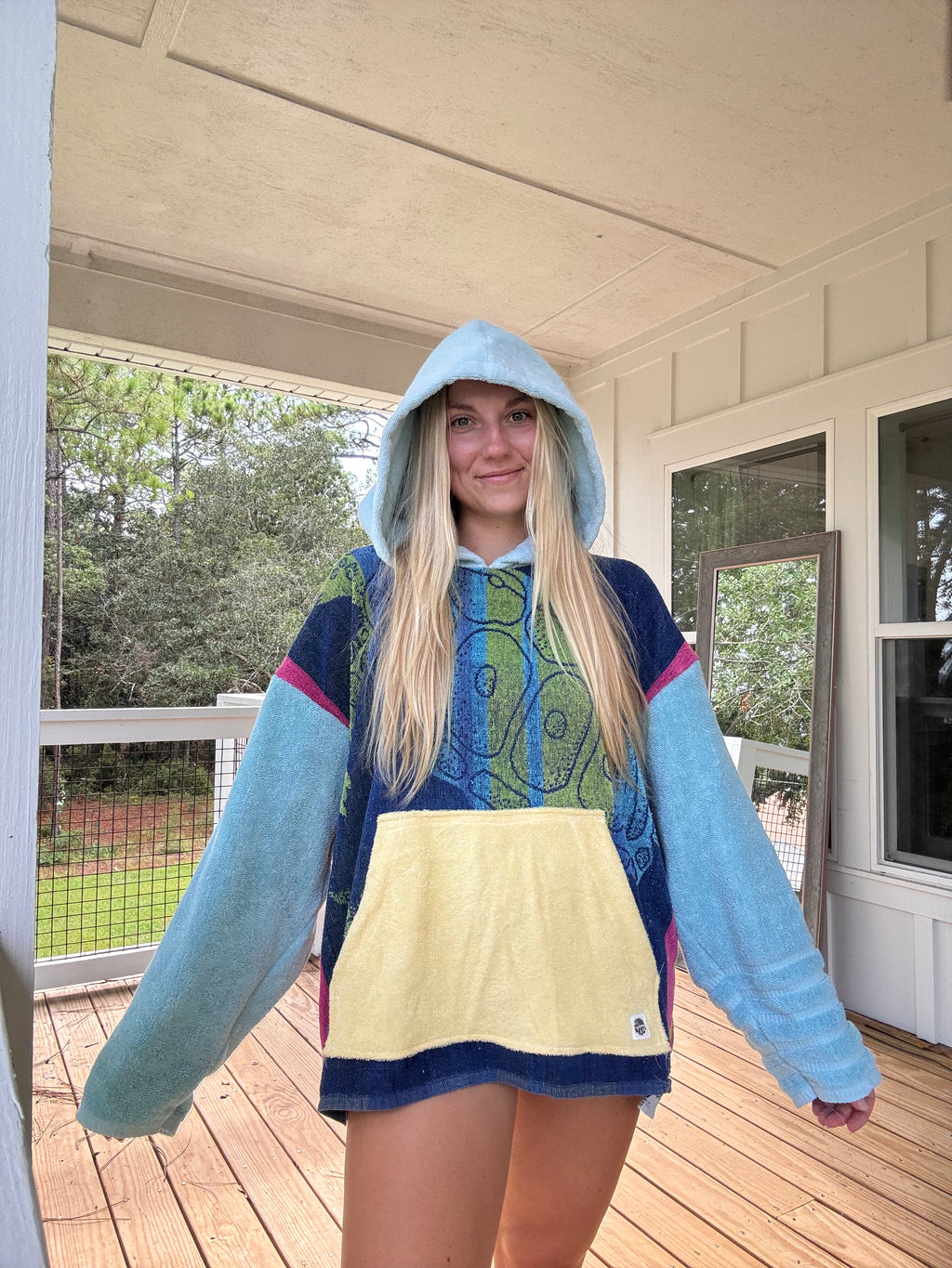 Vintage Turtle Towel Hoodie
