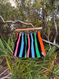 XS/S - Multicolor Black Striped Towel Shorts