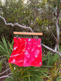 S/M - Pinkish Tye Dye Towel Shorts