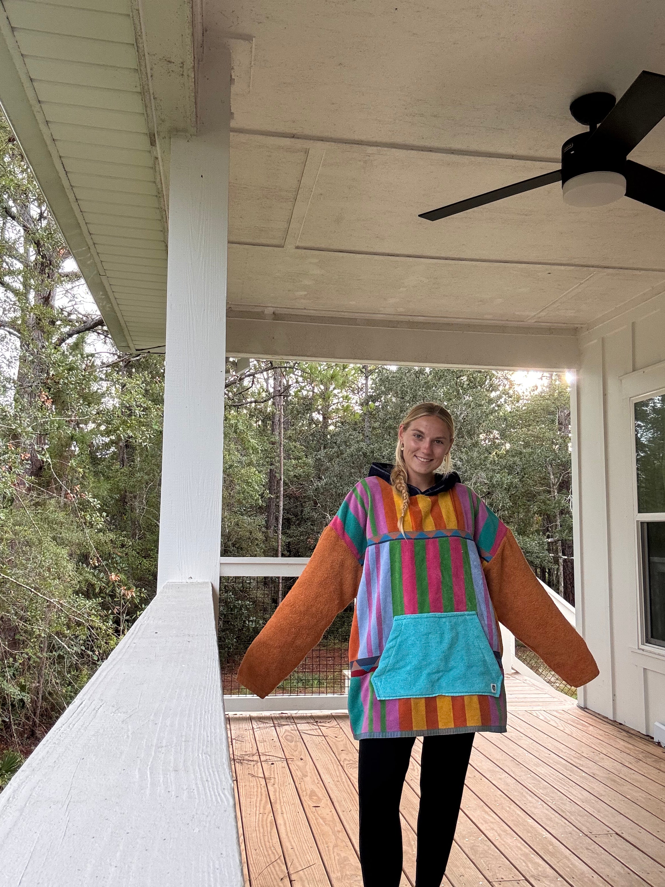 Long Vintage Towel Hoodie