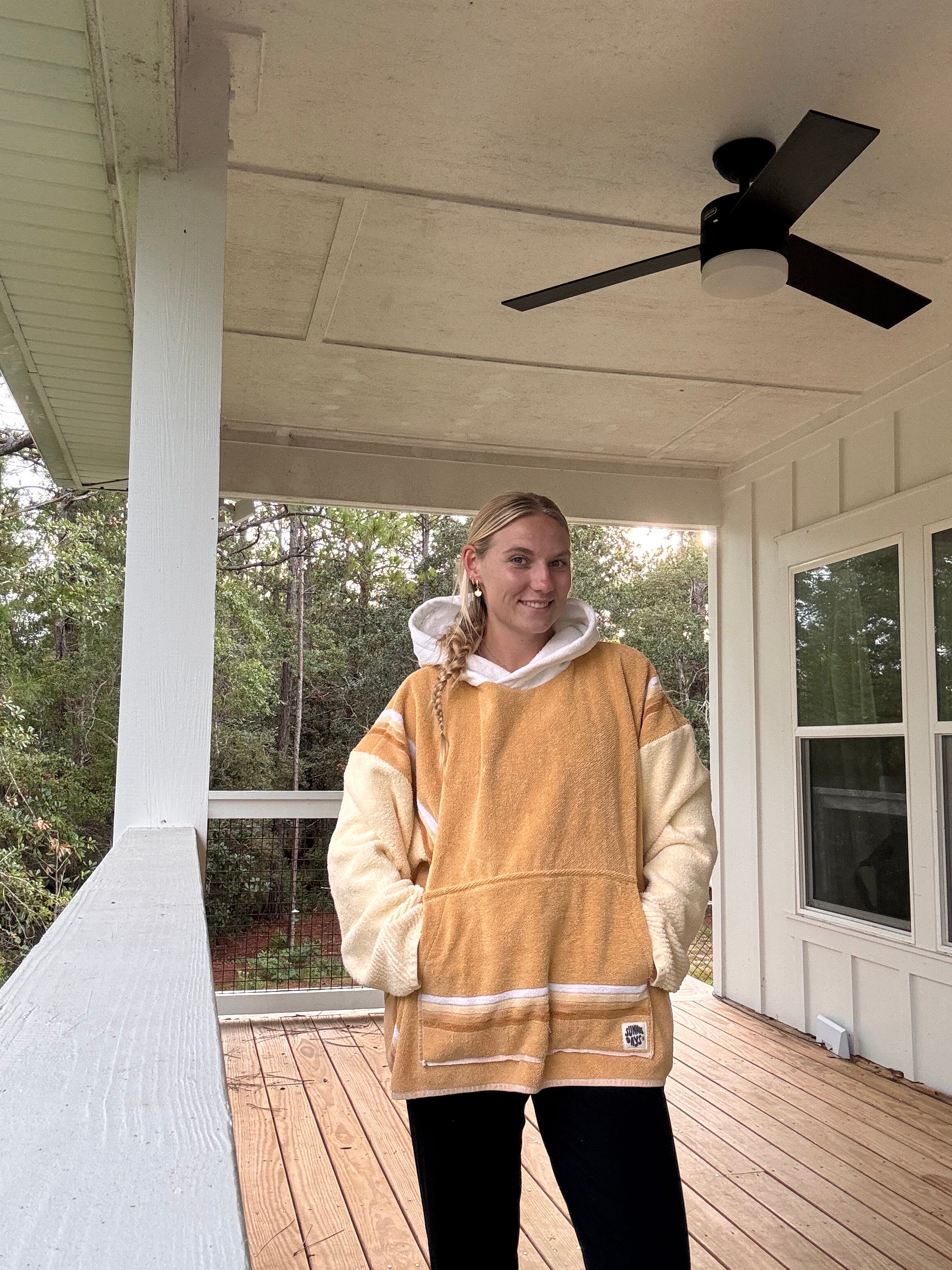 Golden Days Vintage Towel Hoodie