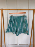 M - Teal Striped Shorts
