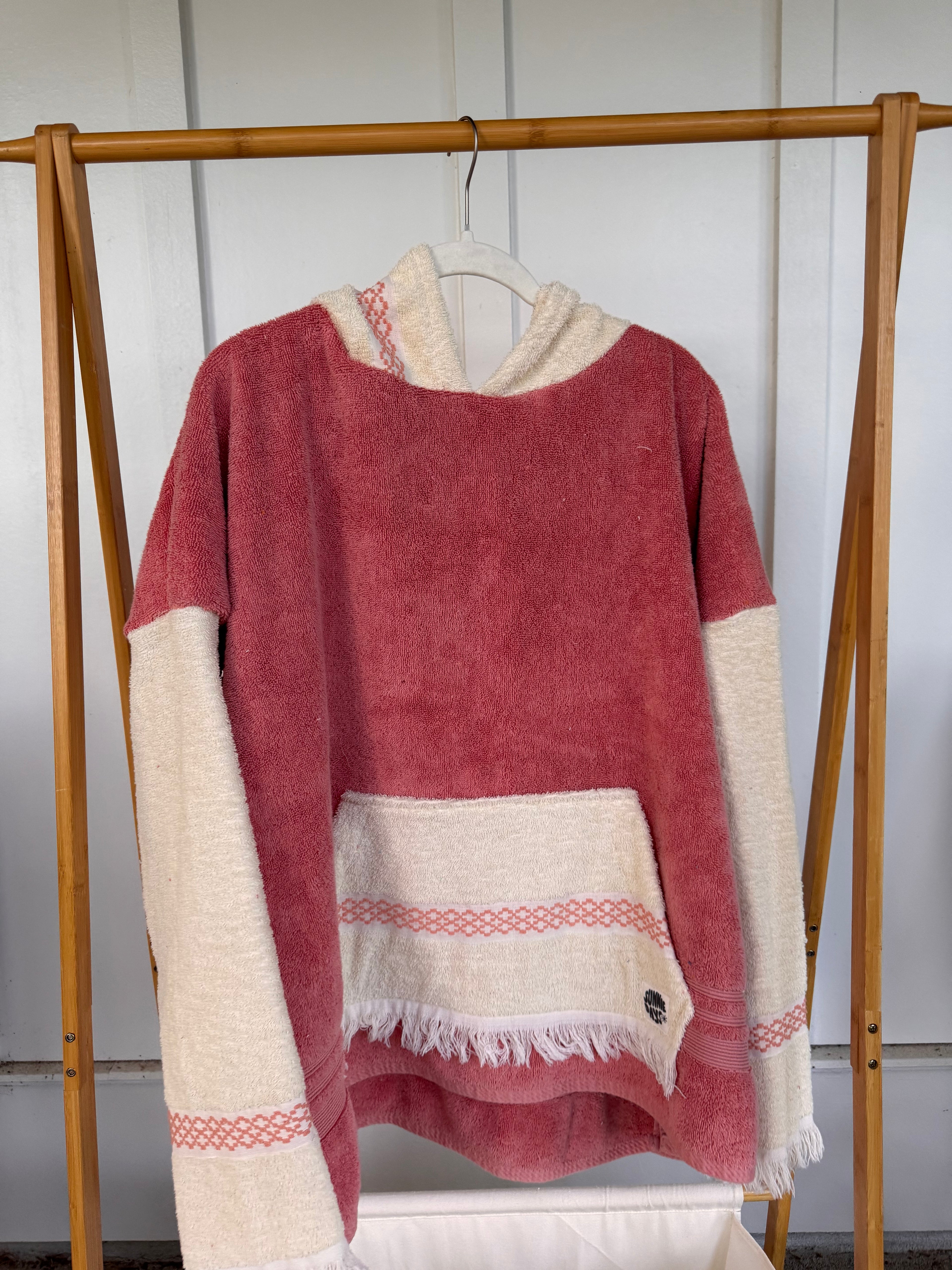 Peachy Keen Vintage Towel Hoodie