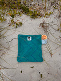 Teal Vintage Towel Pouch