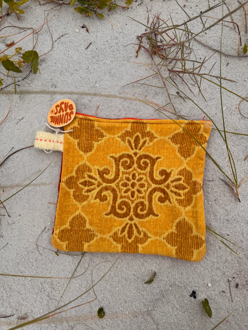 Orange/Yellow Towel Pouch