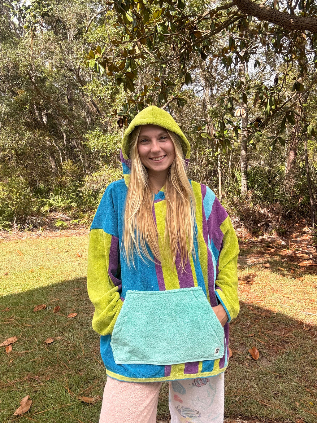 Purple Craze Towel Hoodie