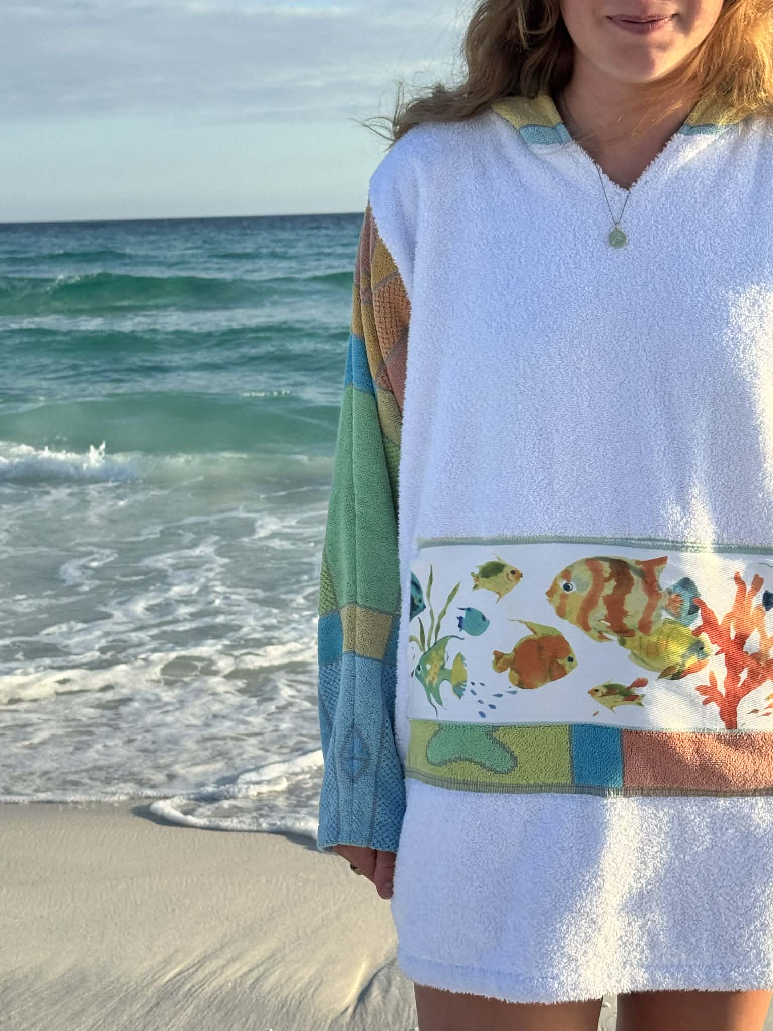 Coral Reef Shelling Sweatshirt - Oversized